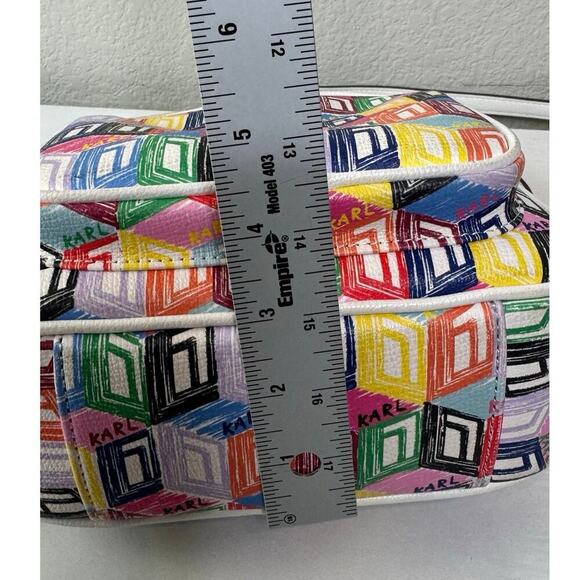 Karl Lagerfeld Valette Multicolored Crossbody Handbag - Picture 9 of 11